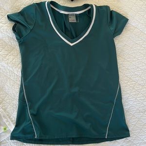 Lucky in Love green v neck top M